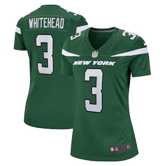 womens nike jordan whitehead gotham green new york jets gam